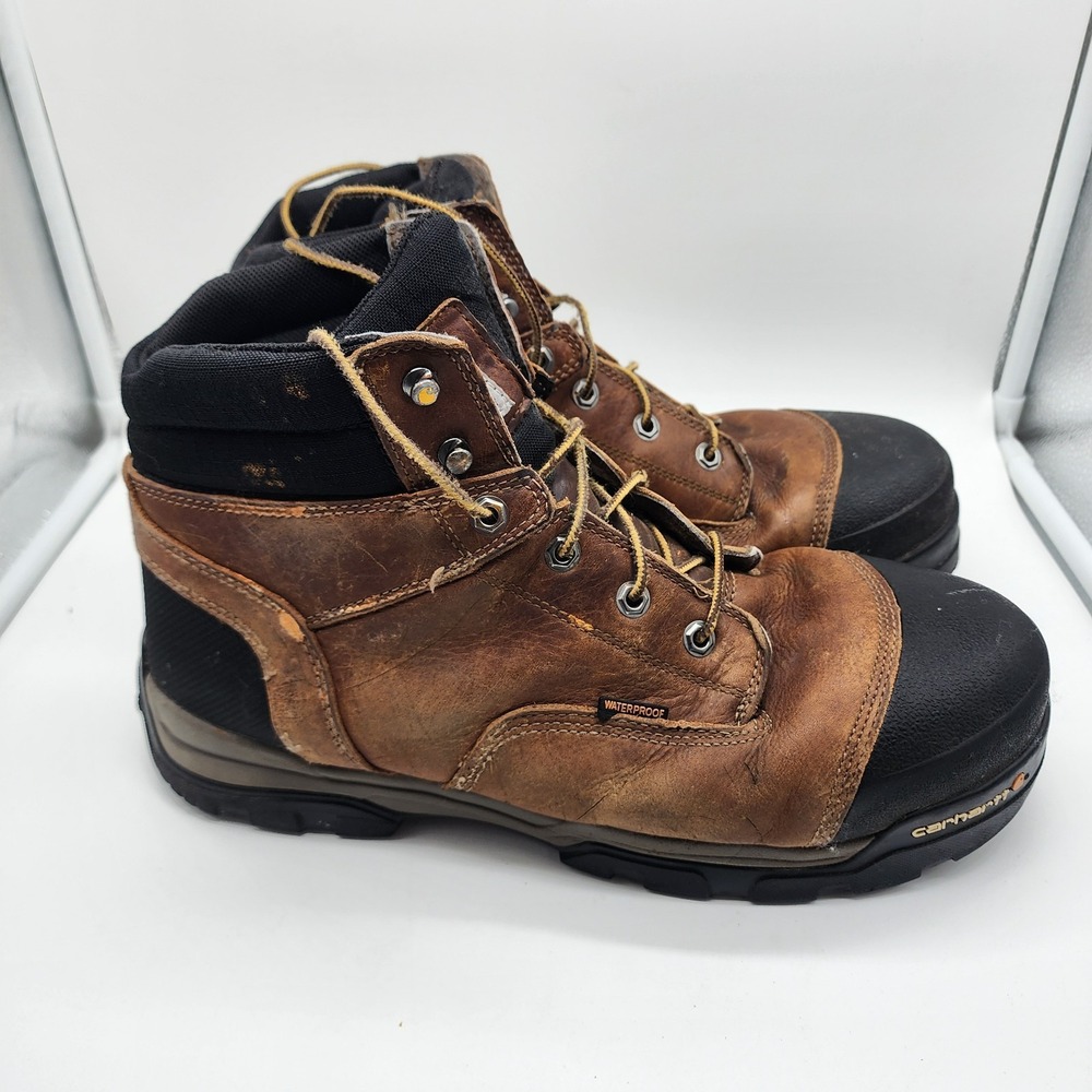 Carhartt CME6355 Waterproof Work Boots Mens 12W Composite Toe EH ASTM - Picture 4 of 8